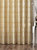 Paoletti Horto Eyelet Curtains (Ochre Yellow) (46in x 72in) (46in x 72in)