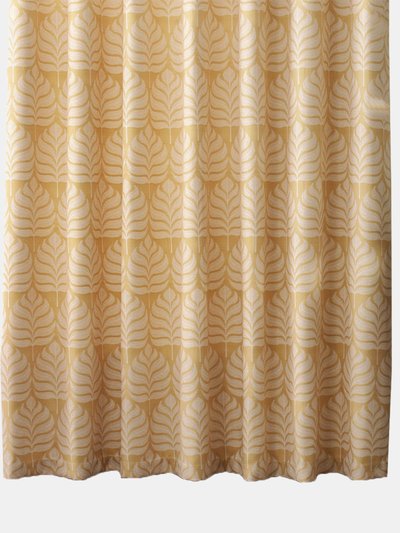 Paoletti Paoletti Horto Eyelet Curtains (Ochre Yellow) (90in x 54in) (90in x 54in) product