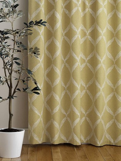 Paoletti Paoletti Olivia Pencil Pleat Curtains (Citrus Yellow) (46in x 72in) (46in x 72in) product