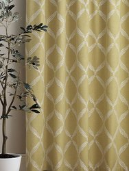 Paoletti Olivia Pencil Pleat Curtains (Citrus Yellow) (66in x 90in) (66in x 90in)