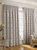 Paoletti Olivia Pencil Pleat Curtains (Gray) (66in x 54in) (66in x 54in) - Gray
