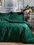 Paoletti Palmeria Contemporary Oxford Pillowcase (Emerald Green) (50cm x 75cm)