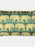 Paoletti Parade Elephant Throw Pillow Cover - Emerald Green - Emerald Green