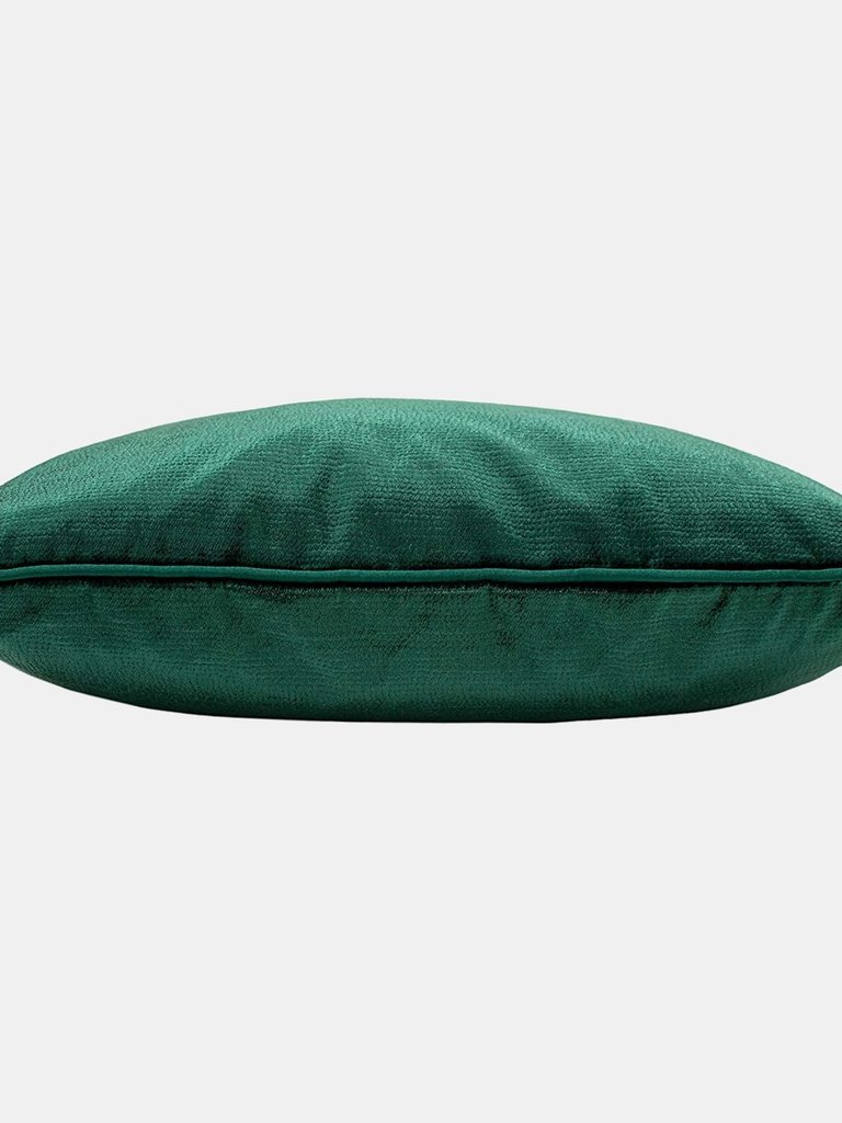 Paoletti Stella Cushion Cover (Emerald Green) (One Size)