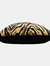 Paoletti Tigris Throw Pillow Cover (Gold/Black) (One Size)