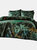 Siona Tropical Duvet Set - Green - Green