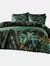 Siona Tropical Duvet Set Queen (UK - King) - Green - Green