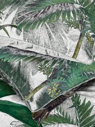 Siona Tropical Housewife Pillowcase (Pack Of 2) - Green - Green