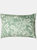 Somerton Floral Throw Pillow Cover Sage - One Size - Sage