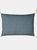 Somerton Floral Throw Pillow Cover Slate Blue - One Size