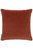 Tayanna Velvet Metallic Throw Pillow Cover - Brick Red