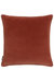 Tayanna Velvet Metallic Throw Pillow Cover - Brick Red