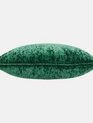 Velvet Ripple Throw Pillow Cover In Emerald - 50cm x 50cm