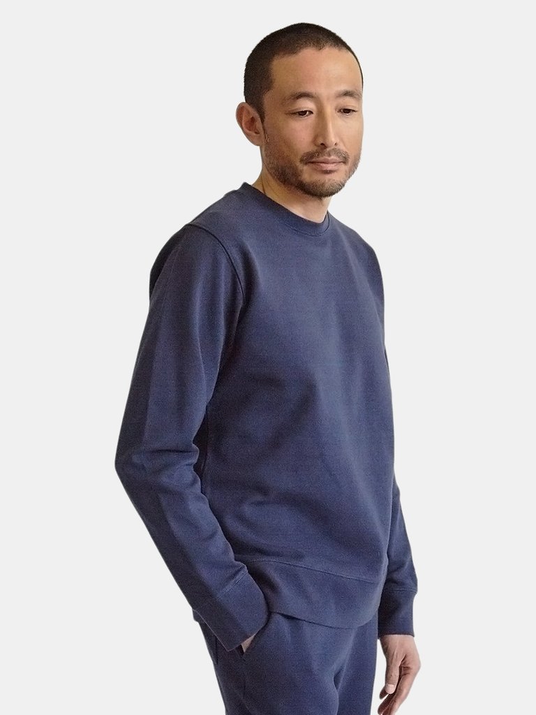 All Day Clean Sweatshirt - Indigo Navy