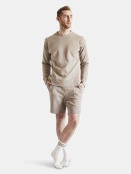 All Day Clean Sweatshort - Greige