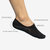 Basic No Show Socks 3 Pairs - Black