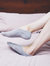 Basic No Show Socks 3 Pairs - Grey