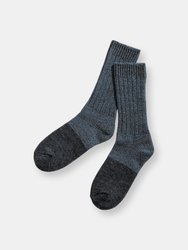 Heather Camp Socks - Indigo - Indigo