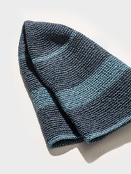 Paper Crochet Bucket Hat - Denim