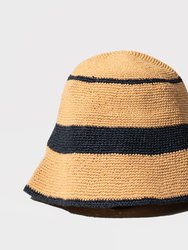 Paper Crochet Bucket Hat - Straw - Straw