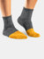 Paper x Cotton Color Block Short Socks - Iron