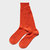 Paper X Superwash Wool Rib Crew Socks - Orange - Orange