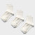 Rib Anklet Socks 3 Pair - White - White