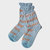 Ruffle Shower Short Socks - Sky Blue