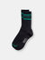 Silver Ion Athletic Crew Sock - Navy
