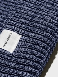 Waffle Beanie - Indigo