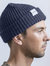 Waffle Beanie - Indigo