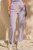 Danielle Split Panel Pants In Lavender - Lavender