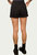 Jane Exposed-Pocket Cotton-Twill Shorts In Black