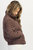 Jenna Corduroy Puffer Jacket In Choco