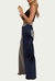 Jenny Two-Tone High-Rise Wide-Leg Jeans In Blue