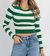 Jess Knit Top In Green