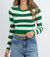 Jess Knit Top In Green