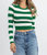 Jess Knit Top In Green - Green