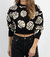 Real Love Rose Sweater In Black - Black