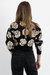 Real Love Rose Sweater In Black