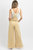 The Britton Flare Overall In Beige