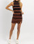 The Jackie Mini Dress In Brown