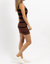 The Jackie Mini Dress In Brown