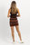 The Jackie Mini Dress In Brown