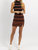 The Jackie Mini Dress In Brown - Brown