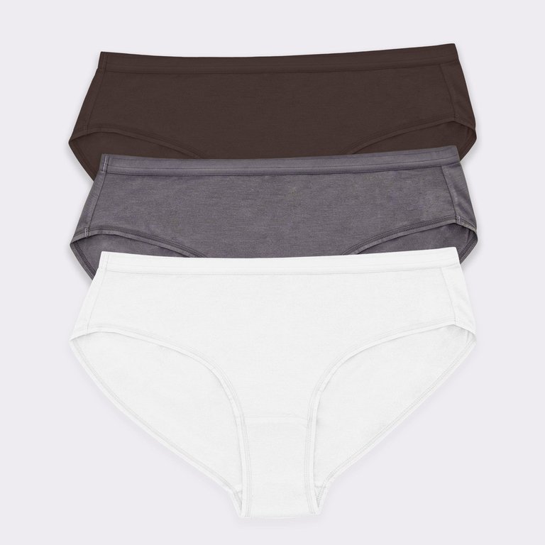 3x Cozy Hipster Panty Pack