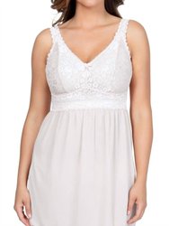 Adriana Unlined Babydoll Bralette In Pearl White - Pearl White