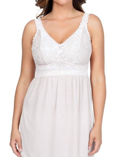 PARFAIT Adriana Unlined Babydoll Bralette In Pearl White product