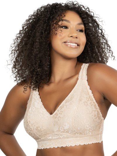PARFAIT Adriana Wire-Free Lace Bralette - Bare product