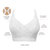 Adriana Wire-Free Lace Bralette - Pearl white